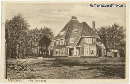 ansichtkaart: Aerdenhout, Villa Schulpweg