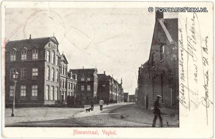 ansichtkaart: Veghel, Nieuwstraat