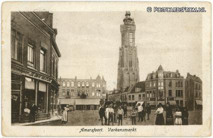 Amersfoort, Varkensmarkt ansichtkaart: Amersfoort, Varkensmarkt