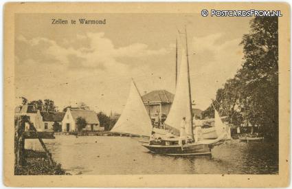 Warmond, Zeilen te Warmond ansichtkaart: Warmond, Zeilen te Warmond