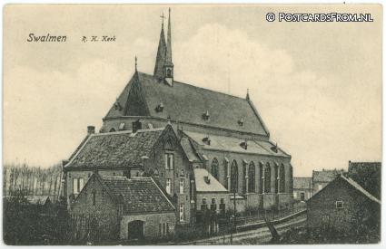 ansichtkaart: Swalmen, R.K. Kerk