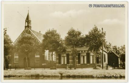 ansichtkaart: Nij Beets, Herv. Kerk