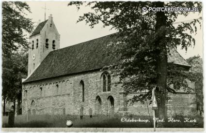 ansichtkaart: Oldeberkoop, Ned. Herv. Kerk