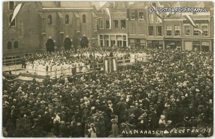 ansichtkaart: Alkmaar, Feesten 1913