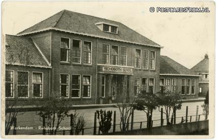 Werkendam, Rehoboth School ansichtkaart: Werkendam, Rehoboth School