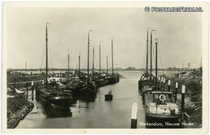 Werkendam, Nieuwe Haven ansichtkaart: Werkendam, Nieuwe Haven