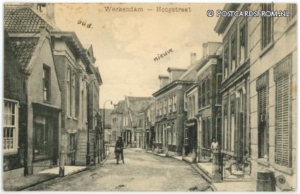 ansichtkaart: Werkendam, Hoogstraat