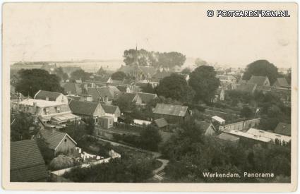 Werkendam, Panorama ansichtkaart: Werkendam, Panorama