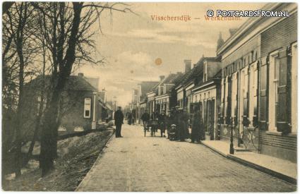 ansichtkaart: Werkendam, Visschersdijk