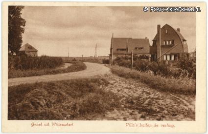Willemstad, Villa's buiten de vesting ansichtkaart: Willemstad, Villa's buiten de vesting