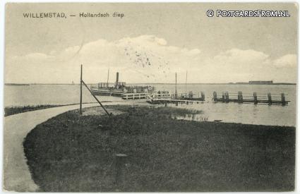 Willemstad, Hollandsch diep ansichtkaart: Willemstad, Hollandsch diep