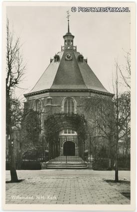 ansichtkaart: Willemstad, N.H. Kerk
