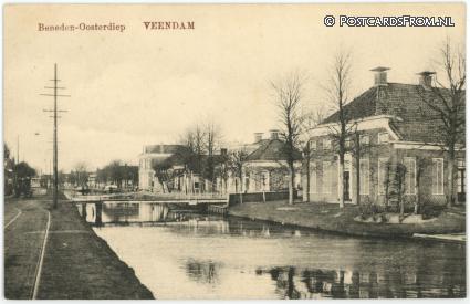 ansichtkaart: Veendam, Beneden-Oosterdiep