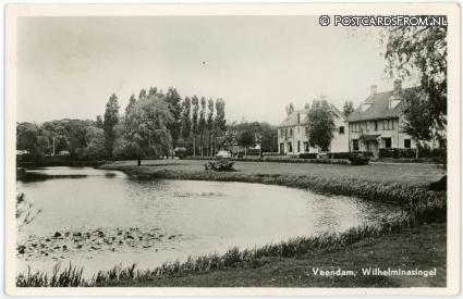 Veendam, Wilhelminasingel ansichtkaart: Veendam, Wilhelminasingel