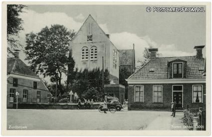 ansichtkaart: Zuidbroek, Toren anno 1300