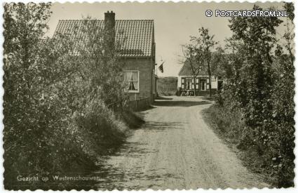 Westenschouwen, Gezicht op ansichtkaart: Westenschouwen, Gezicht op