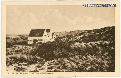 Westenschouwen, In de Duinen ansichtkaart: Westenschouwen, In de Duinen