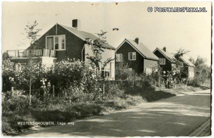 Westenschouwen, Lage weg ansichtkaart: Westenschouwen, Lage weg