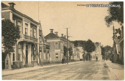 ansichtkaart: Veendam, Kerklaan