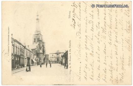 ansichtkaart: Tilburg, Stadhuis