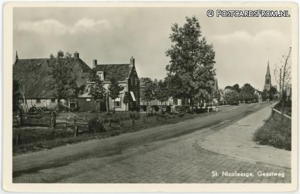 ansichtkaart: Sint Nicolaasga, Gaastweg