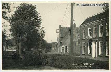 Oostermeer, Hotel Meerzicht ansichtkaart: Oostermeer, Hotel Meerzicht