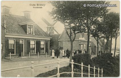 ansichtkaart: Oude Bildtzijl, Noordeinde