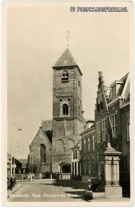 ansichtkaart: Naaldwijk, Ned. Herv. Kerk