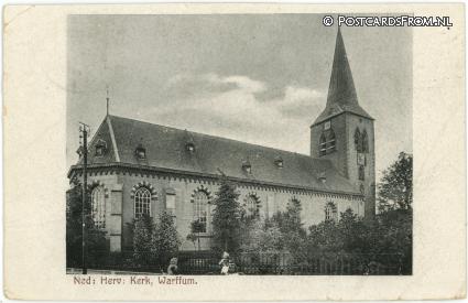 Warffum, Ned. Herv. Kerk ansichtkaart: Warffum, Ned. Herv. Kerk