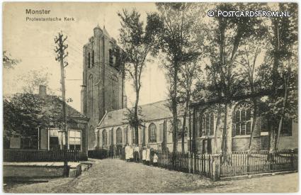 Monster, Protestantsche Kerk ansichtkaart: Monster, Protestantsche Kerk