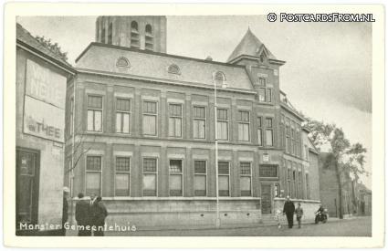 Monster, Gemeentehuis ansichtkaart: Monster, Gemeentehuis
