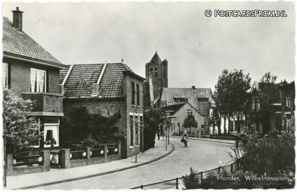 ansichtkaart: Monster, Wilhelminaplein