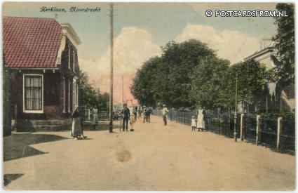 ansichtkaart: Moordrecht, Kerklaan
