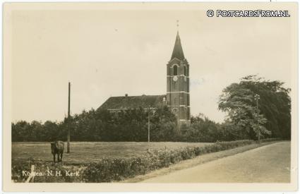 ansichtkaart: Kooten, N.H. Kerk