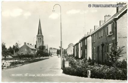 Helvoirt, De Jonge, van Zwijnsbergenstraat ansichtkaart: Helvoirt, De Jonge, van Zwijnsbergenstraat