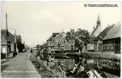 Molenaarsgraaf, Dorpstraat ansichtkaart: Molenaarsgraaf, Dorpstraat