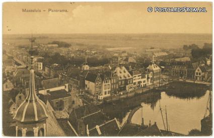 Maassluis, Panorama ansichtkaart: Maassluis, Panorama