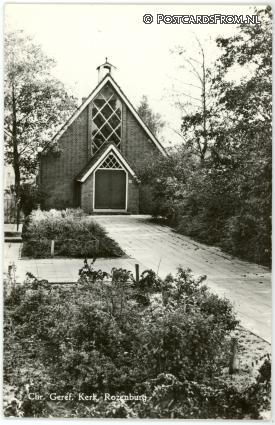 ansichtkaart: Rozenburg ZH, Chr. Geref. Kerk