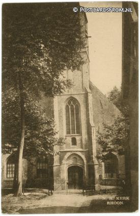 ansichtkaart: Rhoon, N.H. Kerk