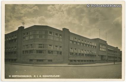 's-Hertogenbosch, K.I.A. Duhamelplein ansichtkaart: 's-Hertogenbosch, K.I.A. Duhamelplein
