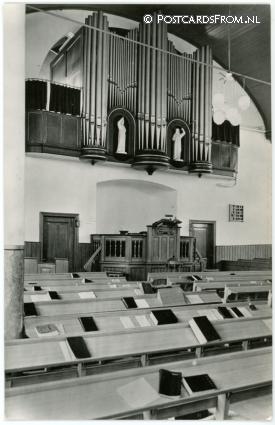 ansichtkaart: Rijsoord, Orgel.