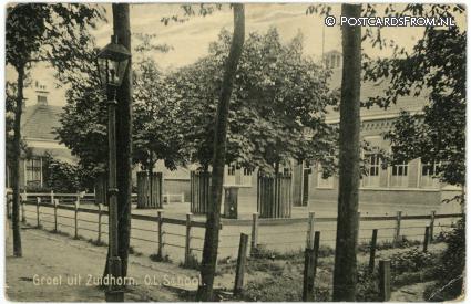 Zuidhorn, O.L. School ansichtkaart: Zuidhorn, O.L. School