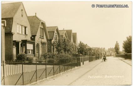 ansichtkaart: Yerseke, Damstraat
