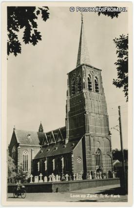 ansichtkaart: Loon op Zand, R.K. Kerk