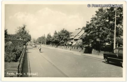 Pernis, Burg. v. Esstraat ansichtkaart: Pernis, Burg. v. Esstraat