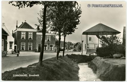 Zonnemaire, Breedveld ansichtkaart: Zonnemaire, Breedveld