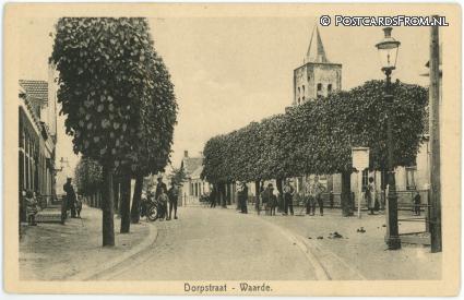 ansichtkaart: Waarde, Dorpstraat