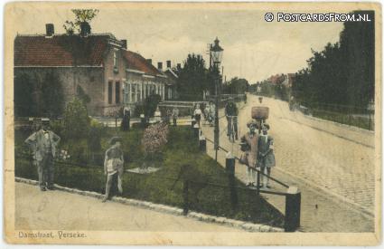 ansichtkaart: Yerseke, Damstraat