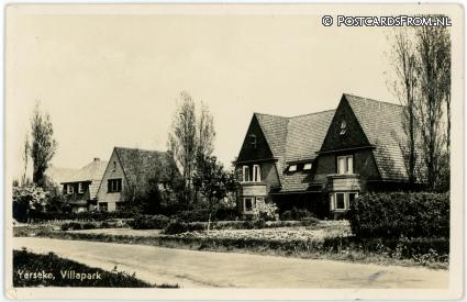 ansichtkaart: Yerseke, Villapark