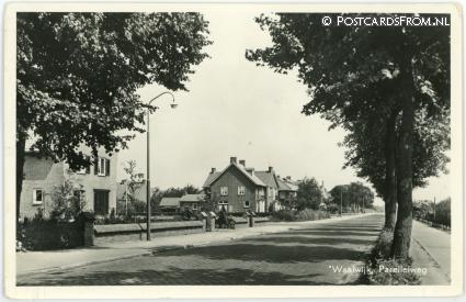 Waalwijk, Parellelweg ansichtkaart: Waalwijk, Parellelweg